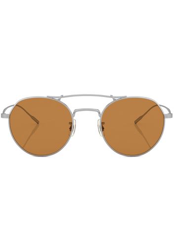 Oliver Peoples Reymont round-frame sunglasses - 503653 Silver