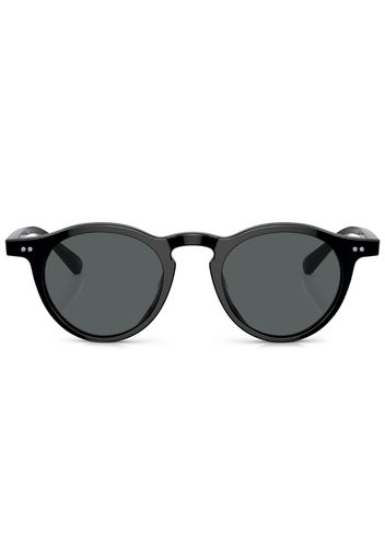 Oliver Peoples square-cut round-frame sunglasses - 1731P2 Black