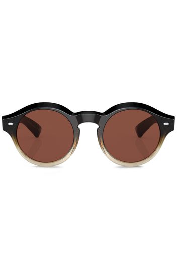 Oliver Peoples Cassavet round sunglasses - Nero