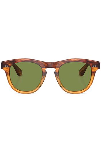Oliver Peoples Rorke round-frame sunglasses - 175452 Dark Amber Gradient