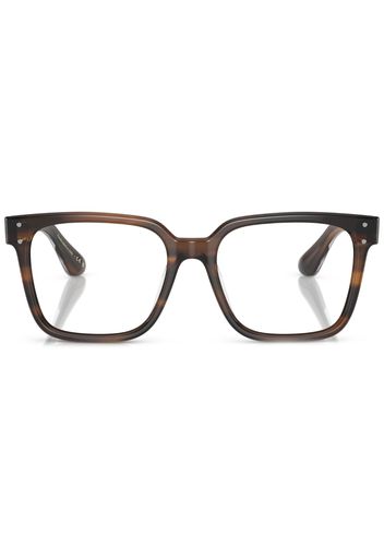 Oliver Peoples square-frame glasses - Marrone