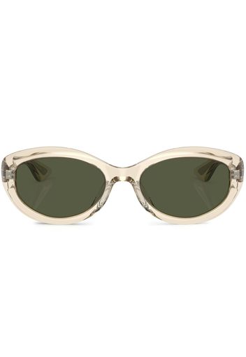 Oliver Peoples transparent round-frame sunglasses - 109452 BUFF