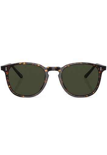 Oliver Peoples Finley round-frame sunglasses - 1741P1 Atago Tortoise