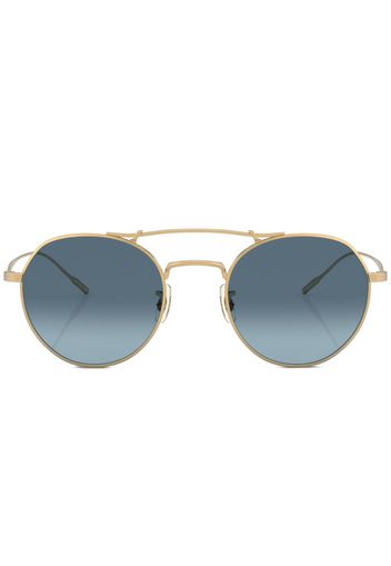 Oliver Peoples Reymont round-frame sunglasses - 5292Q8 Gold