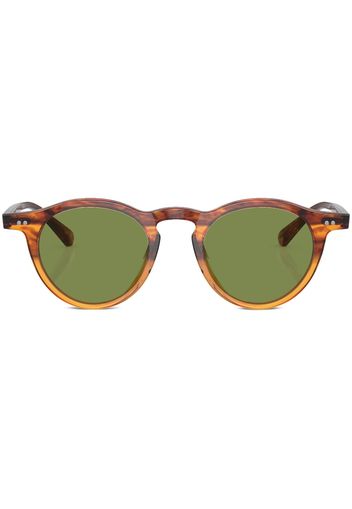 Oliver Peoples Op-13 round-frame sunglasses - 175452 Dark Amber Gradient