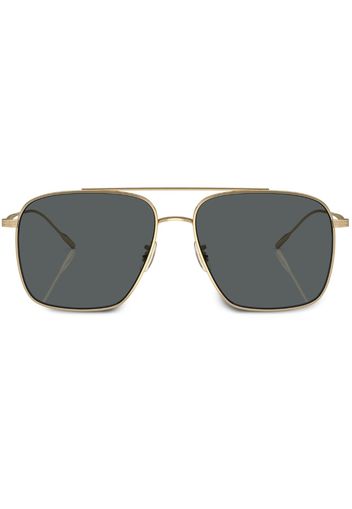 Oliver Peoples Dresner aviator-frame sunglasses - 5292P2 Gold