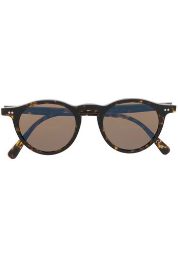 Oliver Peoples round-frame tinted-lenses sunglasses - Marrone