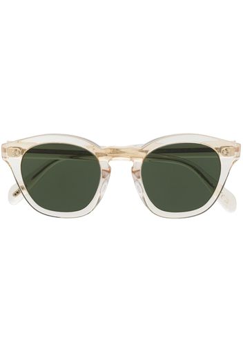 Oliver Peoples round-frame tinted-lenses sunglasses - Toni neutri