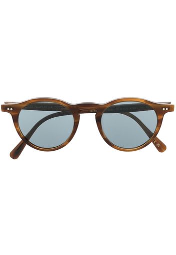 Oliver Peoples Desmon Sun round-frame sunglasses - Marrone