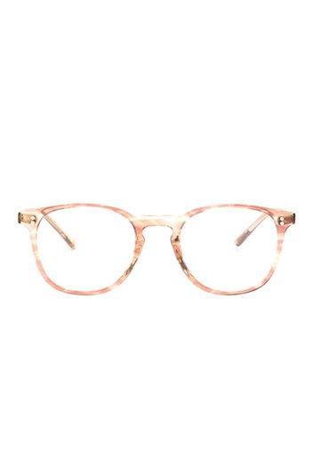 Oliver Peoples Finley tortoiseshell-frame glasses - Marrone