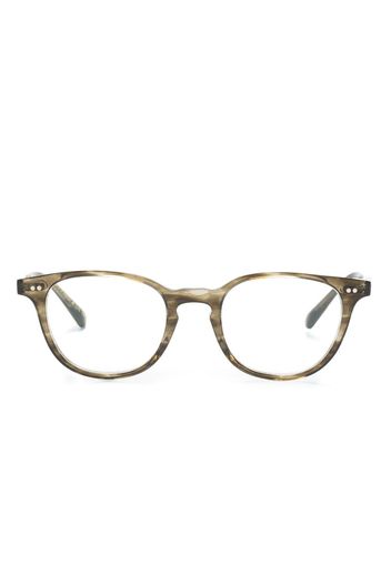 Oliver Peoples Sadao round-frame glasses - Verde