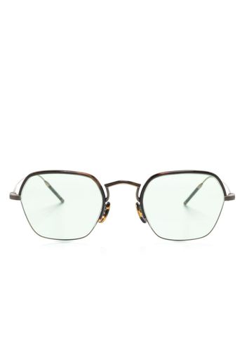 Oliver Peoples square-frame glasses - Marrone