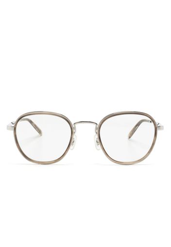 Oliver Peoples Lilletto-R round-frame glasses - Effetto metallizzato