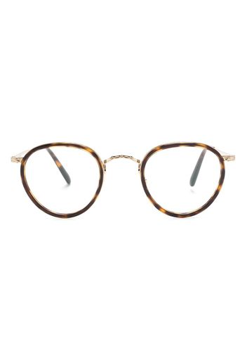 Oliver Peoples MP-2 round-frame glasses - Marrone