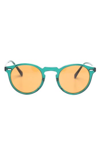 Oliver Peoples Gregory round-frame sunglasses - Verde