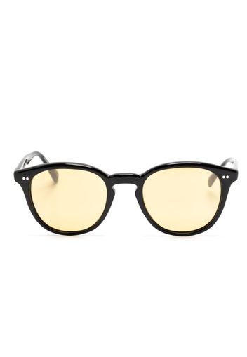 Oliver Peoples Occhiali da sole tondi Desmon - Nero