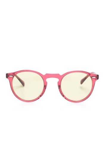 Oliver Peoples Gregory round-frame sunglasses - Rosa