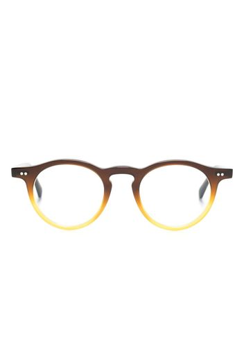 Oliver Peoples round optical glasses - Marrone