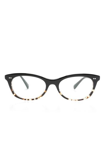 Oliver Peoples Dezerai rectangle-frame glasses - Nero