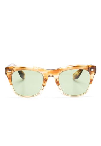 Oliver Peoples Mr. Brunello tortoiseshell-effect sunglasses - Marrone