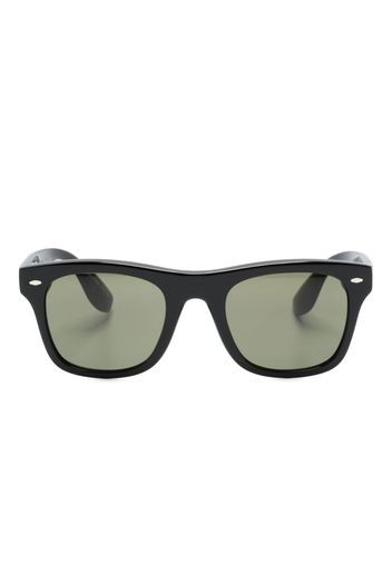 Oliver Peoples Mister Brunello square-frame sunglasses - Nero