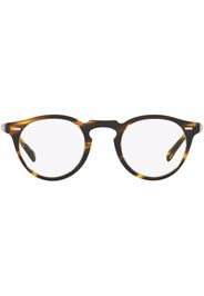 Oliver Peoples Occhiali con effetto tartarugato Gregory Peck - Marrone