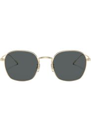 Oliver Peoples Adès square-frame titanium sunglasses - Oro