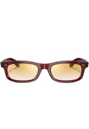 Oliver Peoples Fai rectangle-frame sunglasses - Rosso