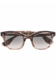 Oliver Peoples Occhiali da sole squadrati - Marrone