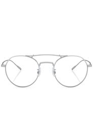 Oliver Peoples Reymont round-frame glasses - 5254SB Brushed Silver