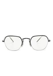 Oliver Peoples TK-7 geometric-frame glasses - Nero