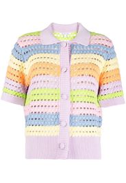 Olivia Rubin striped cotton cardigan - Multicolore