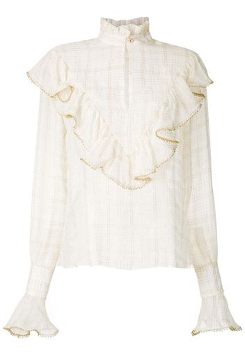 Olympiah Camicia a collo alto Versailles - Toni neutri