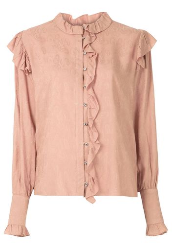 Olympiah Camicia con ruches Azteca - Rosa