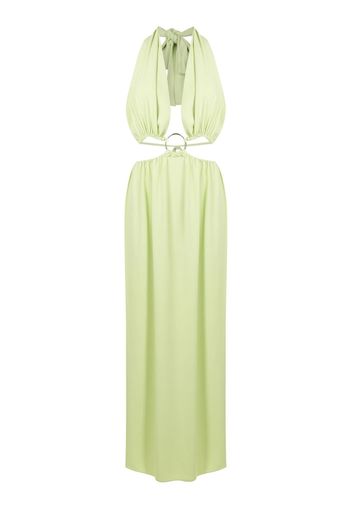 Olympiah Abito lungo con dettaglio cut-out - Verde