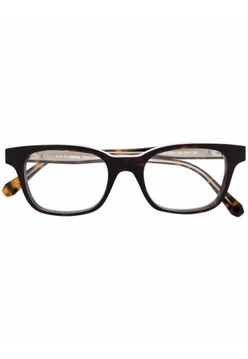 OMEGA EYEWEAR Occhiali con effetto tartarugato - Marrone