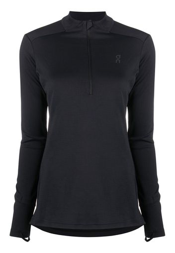 On Running logo-print Climate sweatshirt - Nero