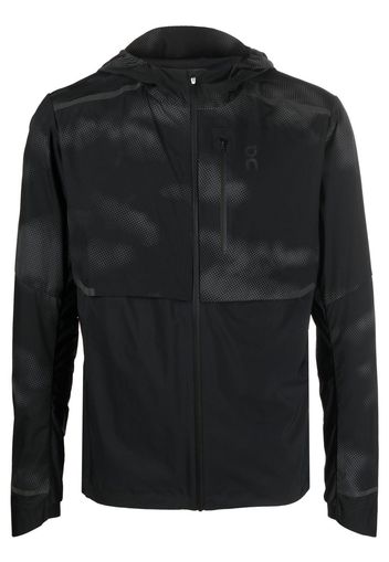 On Running x Weather lightweight hooded jacket - Nero