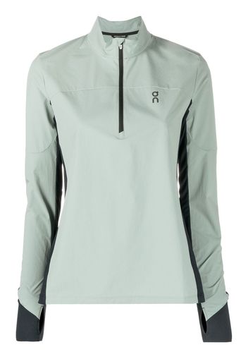 On Running Top sportivo Trail Breaker con mezza zip - Verde