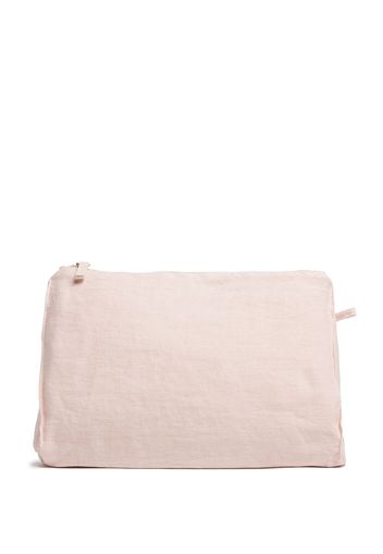 Once Milano Pouch grande con zip - Rosa