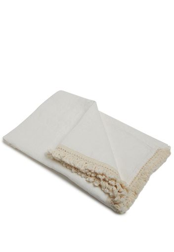 Once Milano fringed bath-sheet - Bianco