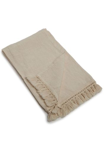 Once Milano set-of-two fringed bathroom-towels - Toni neutri