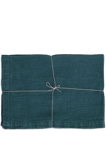 Once Milano set of two linen placemets - Blu