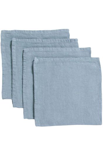 Once Milano pack-of-four linen napkins - Blu