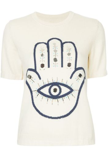 Top di maglia 'Hamsa'