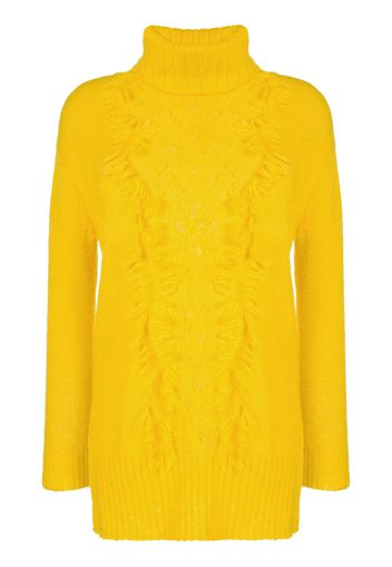 Onefifteen Maglione con ruches - Giallo