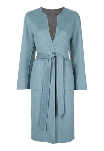 reversible belted coat