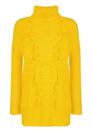 Onefifteen Maglione con ruches - Giallo