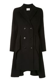 high-low hem coat