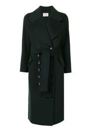 button-up wool coat